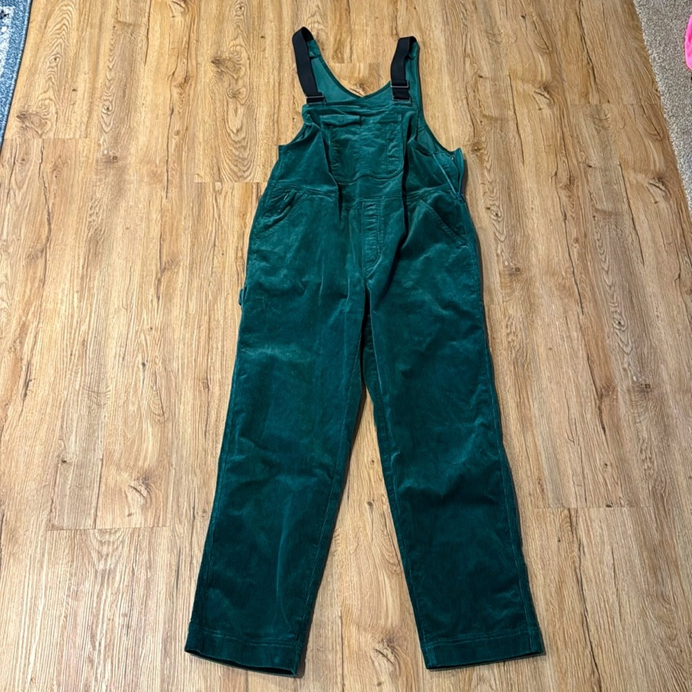 Stoic Corduroy Overall, Deep Emerald Green, Size Large, New With Tags